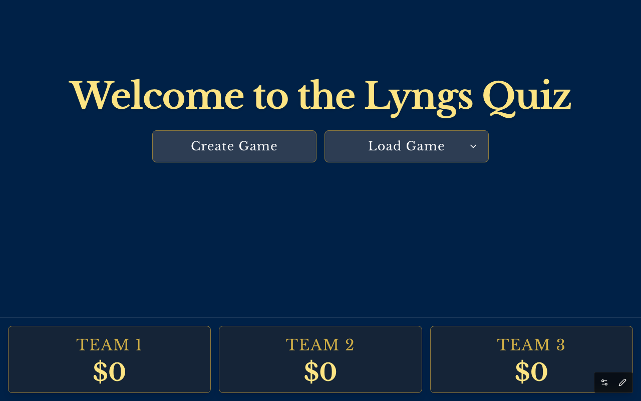 Screenshot of Lyngs quiz
