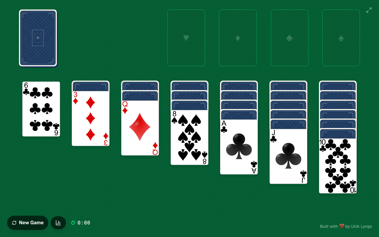 Screenshot of Solitaire